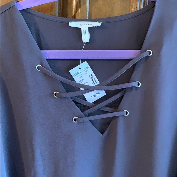 Purple long sleeve dress - Picture 2 of 3